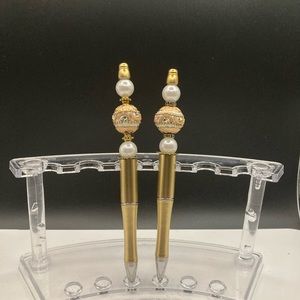 Gold Jeweled Pens